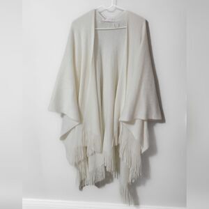Lauren Conrad Open Front Shawl Cream Color - One Size